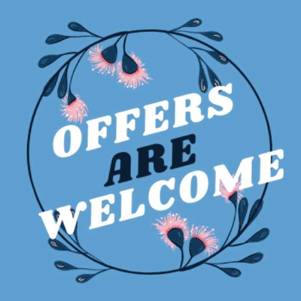 Reasonable offers are always welcomed.